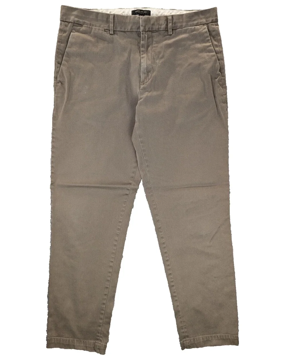 Banana Republic Pants Mens 35x32 Beige Chino Tapered Fit Cotton Business Casual